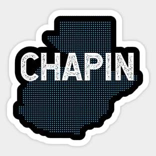 Chapin - Guatemalan flag Sticker